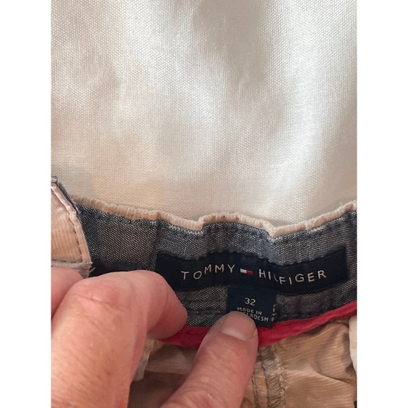 Tommy Hilfiger Tan Flat Front Chino Shorts Mens W:32 - Picture 2 of 3